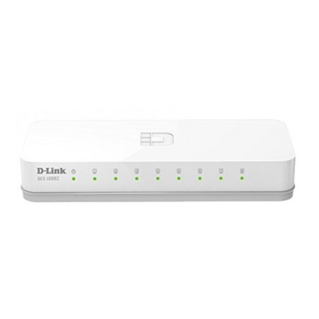 Switch D-link 8 Ports Fast Ethernet 10/100mbps Unmanaged DES-1008C/E Tunisie