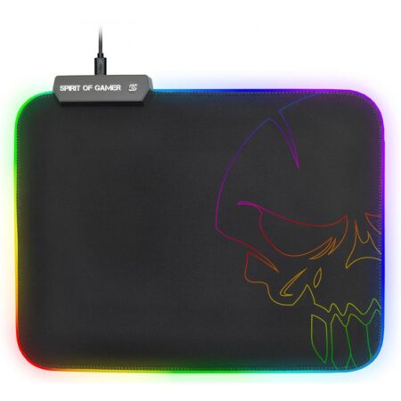 Tapis de Souris Gamer Spirit of Gamer Skull RGB Taille M -Noir -SOG-PADM RGB Tunisie