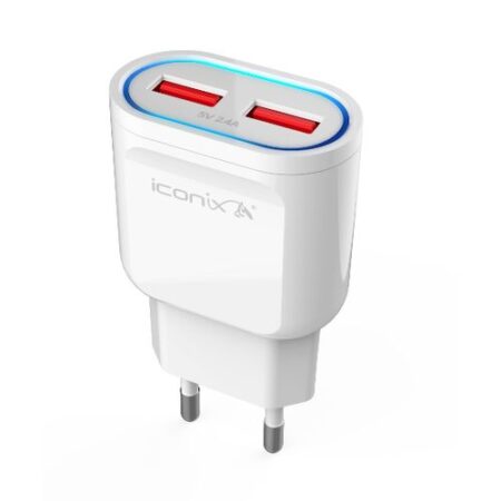 Chargeur ICONIX Micro-USB – 2.4A – IC-HC1021 Tunisie