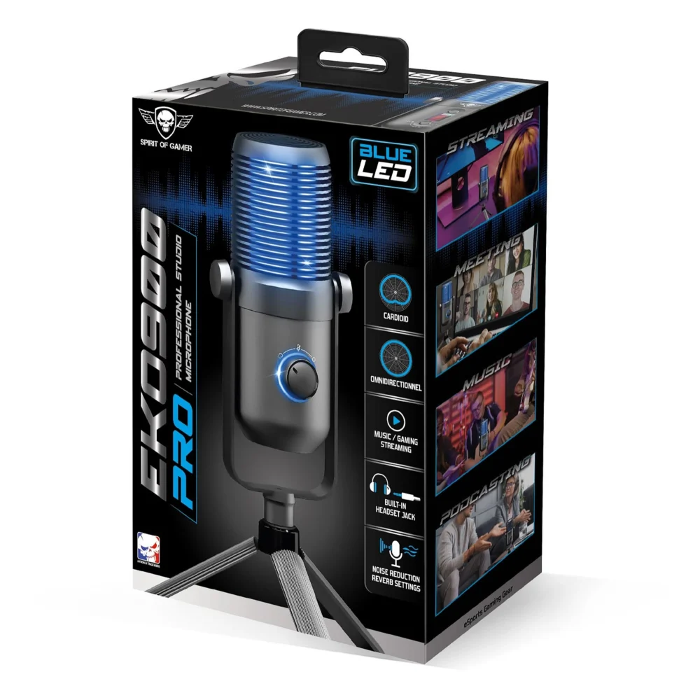 Microphone Gamer SPIRIT OF GAMER Double Directivité – MIC-EKO900 Tunisie