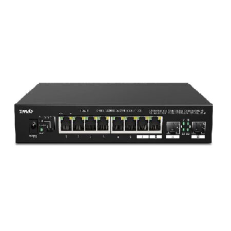 switch tenda  8-Port 2.5G Ethernet Switch – Noir – TEM2010F Tunisie