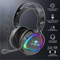 Casque Micro Gaming Spirit Of Gamer PRO-H6 RGB Noir – MIC-PH6BK Tunisie