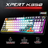 Clavier Gamer Filaire Spirit Of Gamer Xpert K350 Rgb Switch Marron Gris – CLA-XK350GR Tunisie