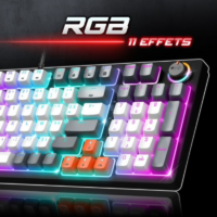 Clavier Gamer Filaire Spirit Of Gamer Xpert K350 Rgb Switch Marron Gris – CLA-XK350GR Tunisie