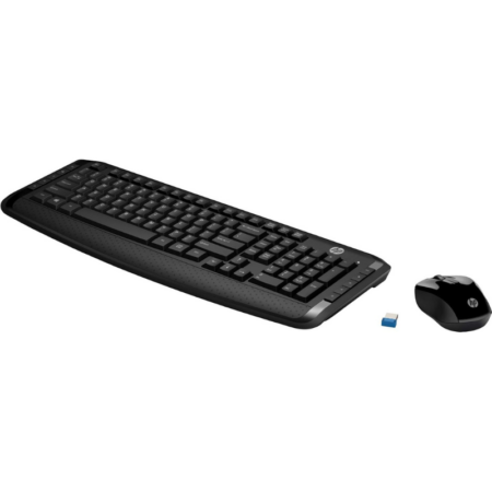 Ensemble Clavier + Souris Sans Fil Hp – Noir  -Lv290aa Tunisie