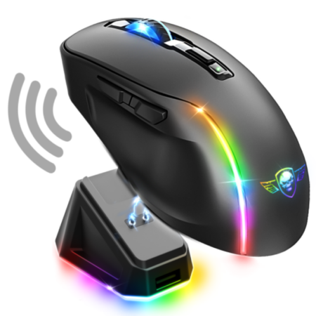 Souris Gamer Sans Fil Spirit Of Gamer Elite M50 Rgb – Noir – S-EM50BK Tunisie