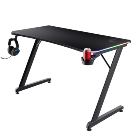 Bureau de Gaming TRUST GXT 709 Luminus RGB – Noir – 25184 Tunisie