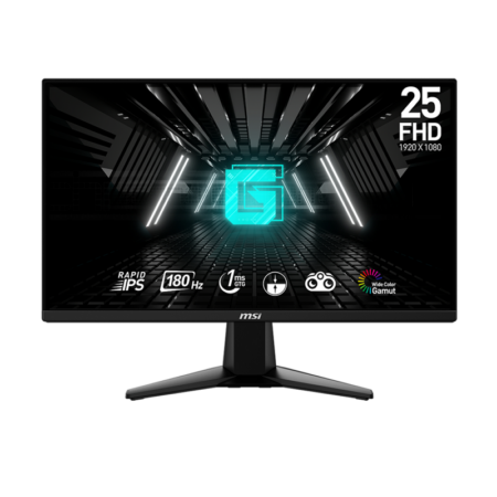 Ecran Gaming Msi G255F 24,5” FHD Flat 180 Hz Noir – 9S6-3BC01M-027 Tunisie