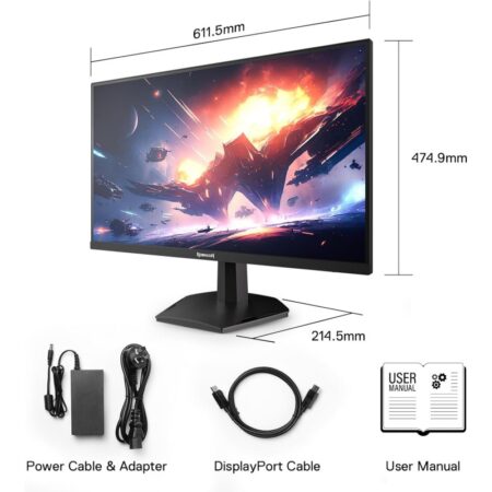 Ecran Gaming REDRAGON Opal 27″ 165 Hz QHD-IPS-FLAT 2K – GM27X5QIPS Tunisie