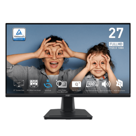 Ecran MSI 27″ PRO MP275 IPS 100Hz – 9S6-3PC3CM-048 Tunisie