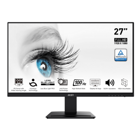 Ecran Msi Pro MP273A 27” Full HD IPS 100 Hz – 9S6-3PB4CH-207 Tunisie