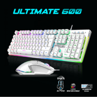 Ensemble Clavier et Souris Gamer Filaire SPIRIT OF GAMER ULTIMATE 600 – Blanc – CLS-MK600WT Tunisie