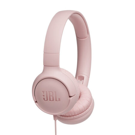 Micro Casque JBL T500 Filaire – Rose Tunisie