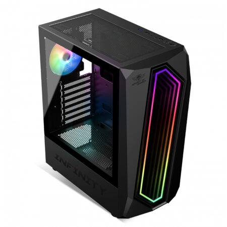 Boitier Spirit Of Gamer Infinity Rgb Black Atx Rgb – Noir – 8201BK Tunisie