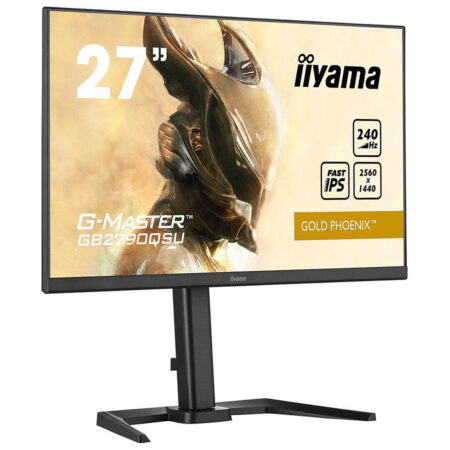 Ecran Gaming iiyama G-MASTER 27” WQHD FAST IPS 240 HZ -Noir Mate – GB2790QSU-B5 Tunisie