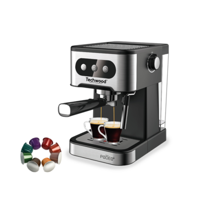 Machine Expresso Techwood TCA-156EXN 1350 W Inox Tunisie