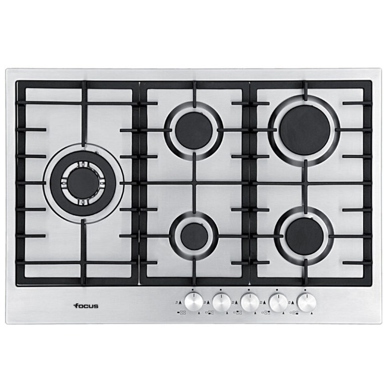 Plaque de Cuisson Focus F.811X 5 Feux 75 cm Inox Tunisie