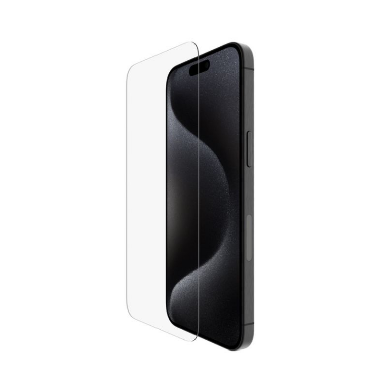 Protection Ecran BELKIN TemperedGlass Pour iPhone 15 Pro Max – SFA102EC Tunisie
