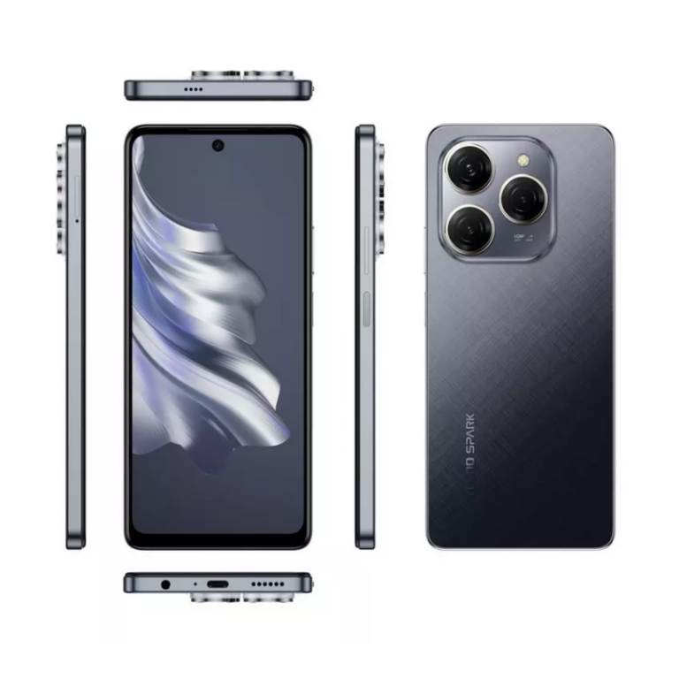 Smartphone Tecno Spark 20 Pro 8Go – 256Go – Noir Tunisie