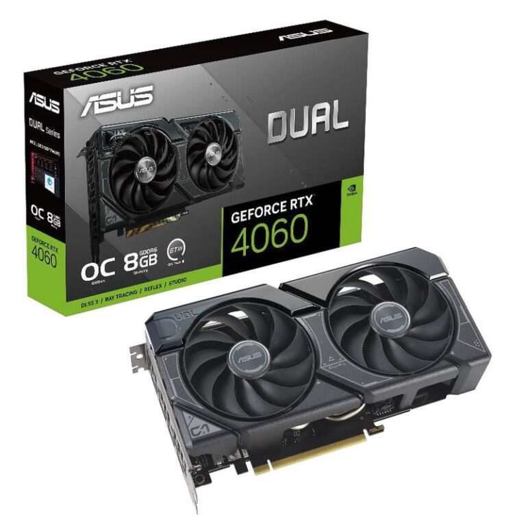 Carte Graphique Asus Dual Geforce Rtx 4060 Oc 8go  – 90YV0J40-M0NA00 Tunisie