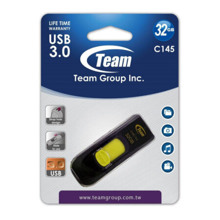 Clé Usb Team Group C145 32 Go Usb 3.0 – TC145332GY01 Tunisie