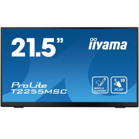 Ecran iiyama pro lite  21.5” FULL HD IPS 60HZ – Noir Mate – T2255MSC-B1 Tunisie