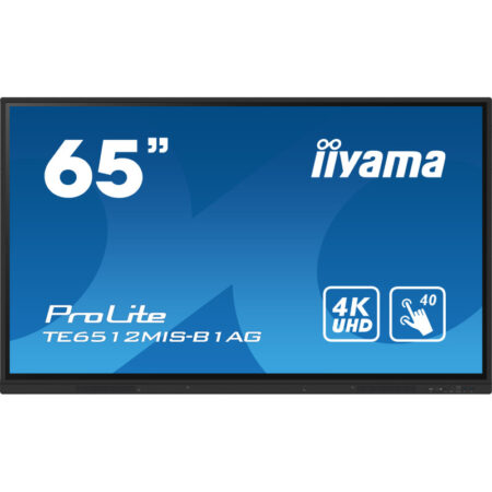 Ecran Tactile iiyama pro lite  65” 4K UHD IPS 60HZ – Noir – TE6512MIS-B1AG Tunisie