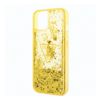 Etui Guess Liquide Glitter avec logo triangle pour iPhone 14 Plus – Jaune- 06477 Tunisie