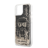 Etui Karl Lagerfeld à paillettes liquides pour iPhone 14 Plus – Noir & Gold – 09143 Tunisie