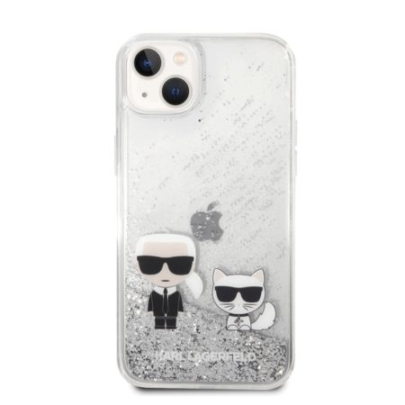 Etui Karl Lagerfeld Liquide Glitter Pour Iphone 14 Plus – Silver – 09151 Tunisie