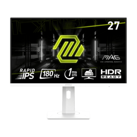 Ecran Gaming Msi Mag 274pfw 27” Ips 180 Hz – White – 9S6-3CC29H-298 Tunisie