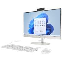 Pc De Bureau All In One HP 24-CR00024NK i5 13Gén 16Go 512Go SSD – Blanc – 9S9G2EA Tunisie