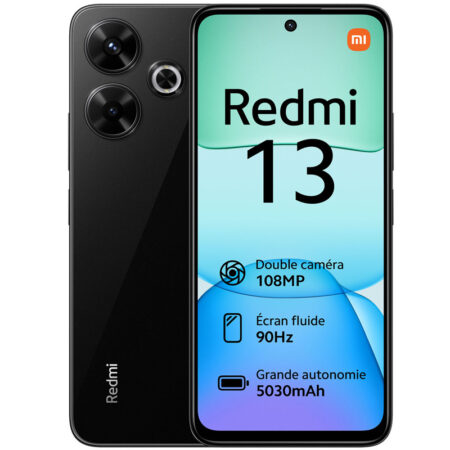 Smartphone Xiaomi Redmi 13 6Go – 128Go -Noir Tunisie