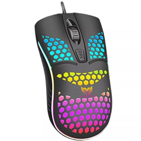 Souris Filaire Gamer Star Wave Rétroéclairage Rainbow – Noir – Gm600 Tunisie