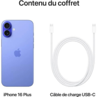 iPhone 16 Plus 6Go 512Go Bleu – MY2D3ZD/A Tunisie