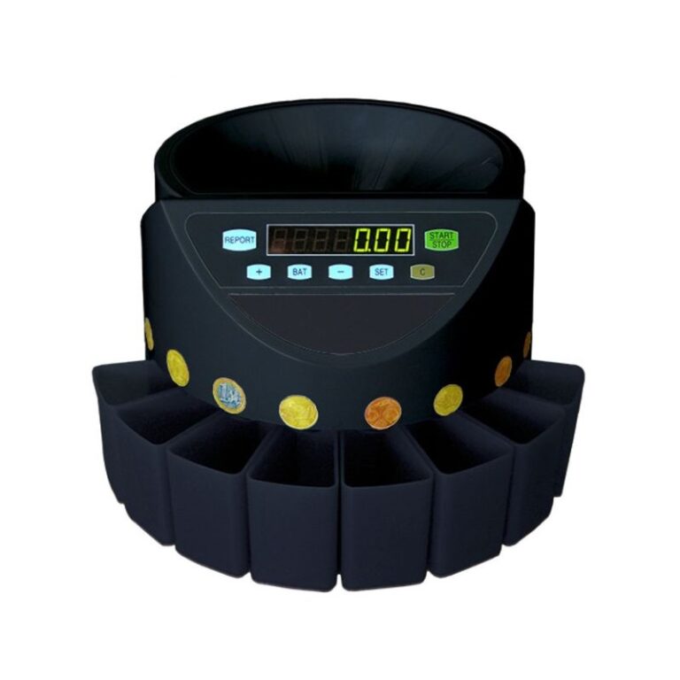 Compteuse De Monnaie HARDYBILL – Noir & Gold – MC-3500 Tunisie