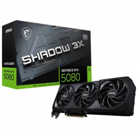 Carte Graphique Msi GeForce RTX 5080 16G SHADOW 3X OC – 912-V531-003 Tunisie