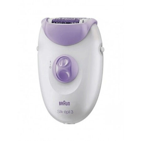 Épilateur Électrique Braun Silk-épil 3 SE3000 Blanc & Violet Tunisie
