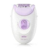 Épilateur Électrique Braun Silk-épil 3 SE3000 Blanc & Violet Tunisie