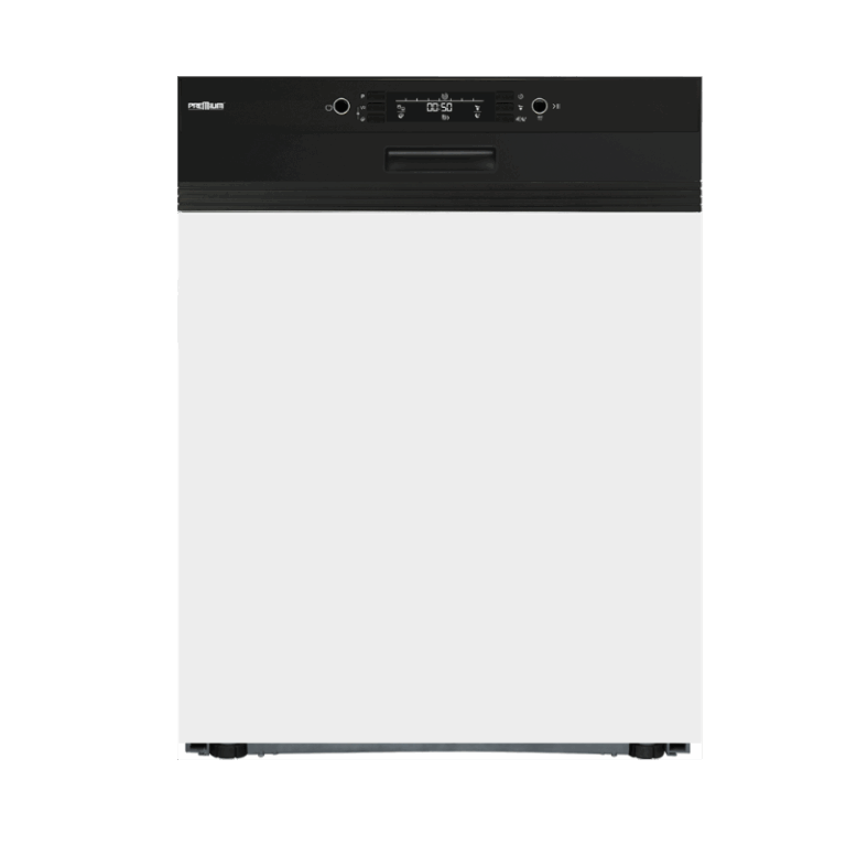 Lave-Vaisselle Semi-Encastrable Premium 13 Couverts LVS1381.FB Blanc & Noir Tunisie