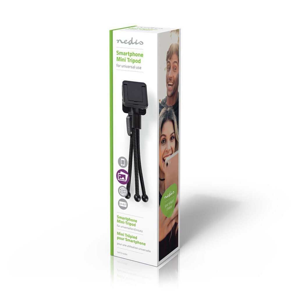 Mini Trépied Nedis Pour Smartphone – SMTD100BK Tunisie