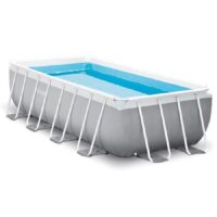 Piscine INTEX Métal Frame Rectangulaire 4 X 2 X 1 M – Gris – 26788NP Tunisie