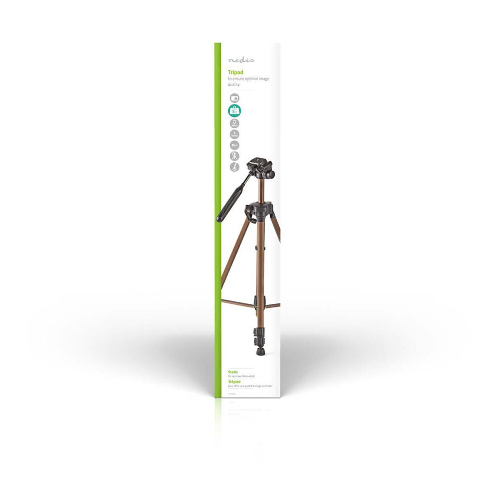 Trépied Pour Appareils Photos Nedis 3 Kg 145 CM Noir & Bronze – TPOD3200BZ Tunisie