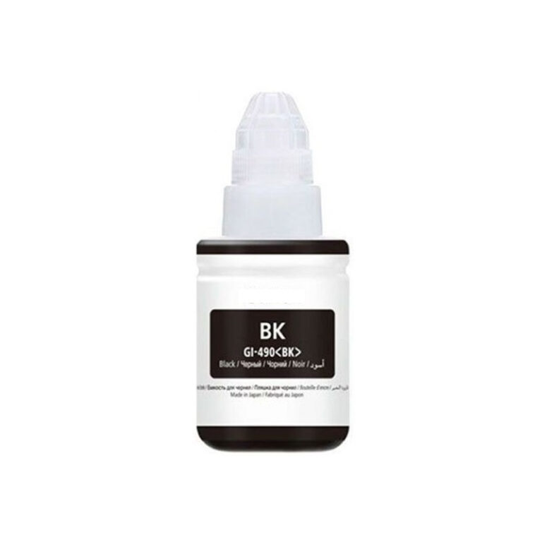 Bouteille D’encre Adaptable Canon Gi 490 Bk – Noir – GI-490-NA Tunisie