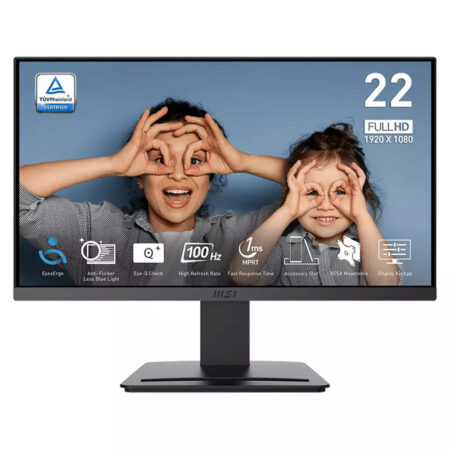 Ecran MSI Pro MP223 E2 21,45″ Full HD 100 Hz – Noir – 9S6-3PB9CH-018 Tunisie