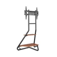 Support Fixe Nedis Pour Tv Au Sol 37” – 75” – Noir&marron -tvsm6200bk Tunisie