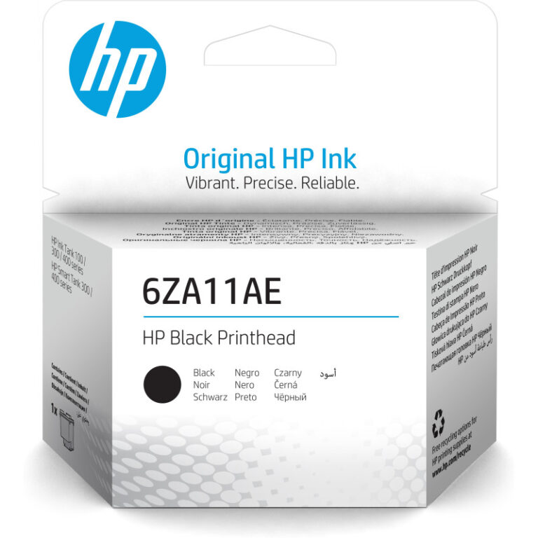Tête d’impression HP D’origine noir – 6ZA11AE Tunisie