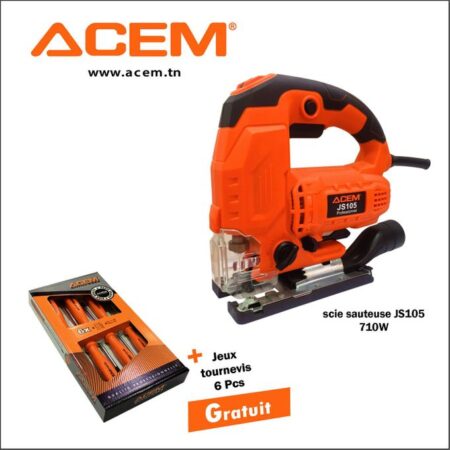 Pack Scie Sauteuse Js130 710 W – Acem Tunisie