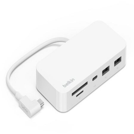 Hub Belkin Usb-c Multiport 6-en-1 Avec Support Blanc – INC011BTWH Tunisie