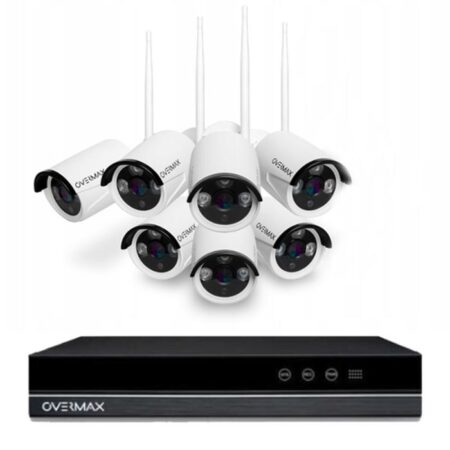 Kit De Surveillance Overmax Camspot Nvr 4.0 + 3single Nvr + 7 Caméras – OKIPCASPNVR-7C Tunisie